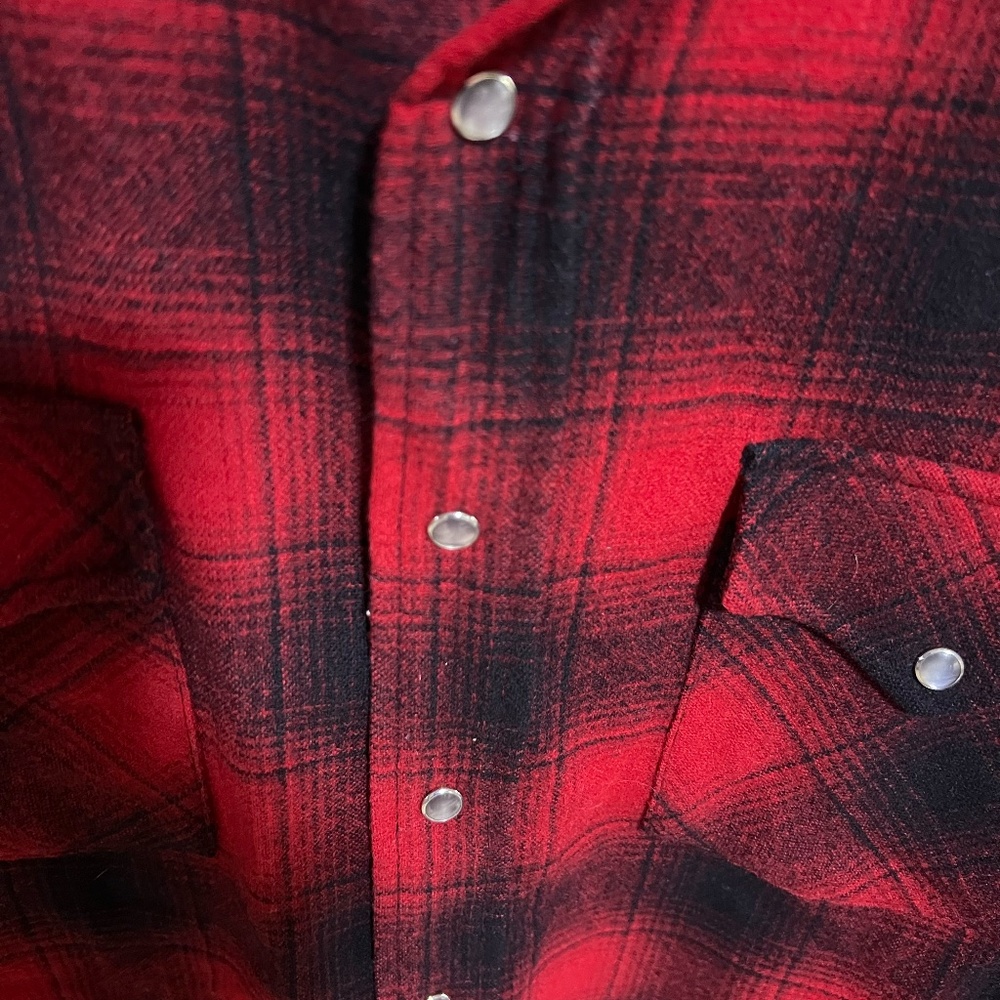 Vintage Pendleton, Virgin Wool, Flannel, Western Wear - Picture 7 of 16